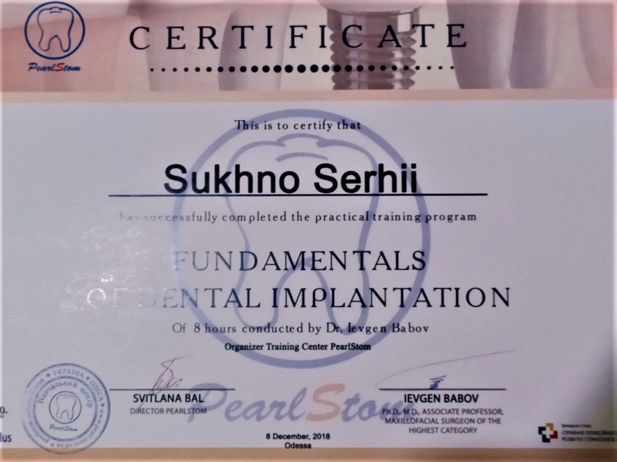 Photo: Our certificates - Happy Clinic